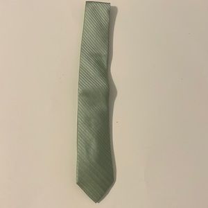 DNKY sage Green Striped Tie NWT
